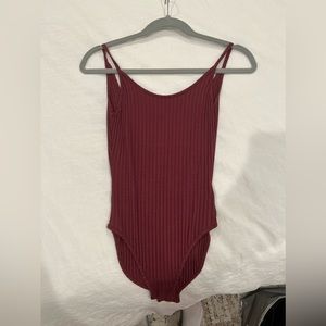 Maroon Bodysuit
